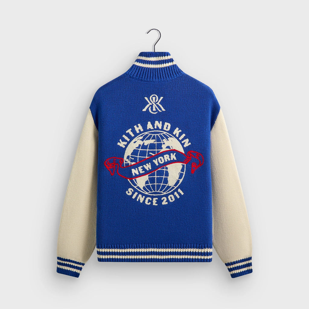 Kith Quarter Zip Wyona Sweater - Cyclone