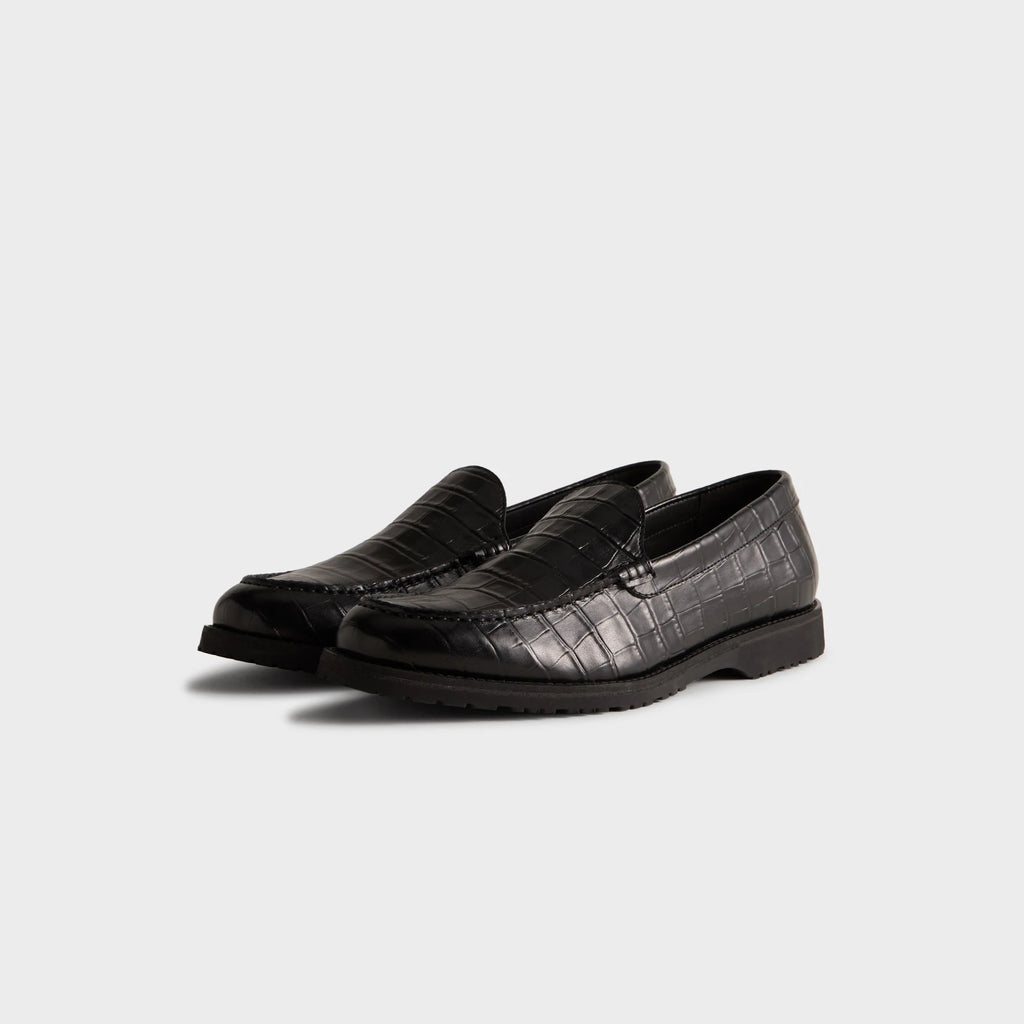 8th St by Ronnie Fieg for Clarks Originals Bristol Loafer - Black Croc