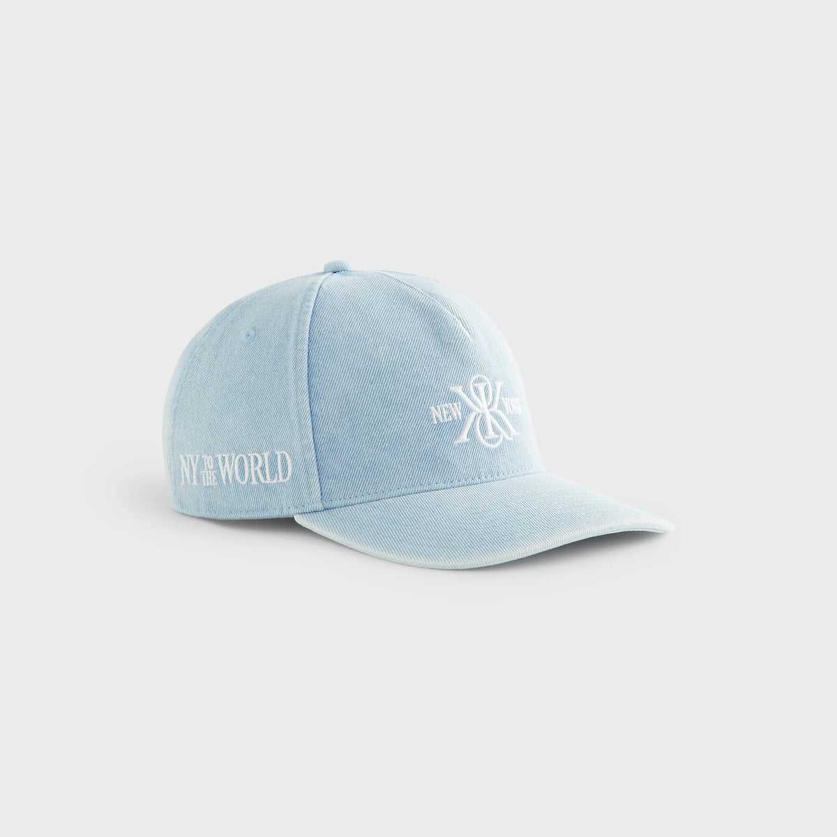 Kith K&K New York Denim Bay Low Pinch Crown Snapback - Light Indigo
