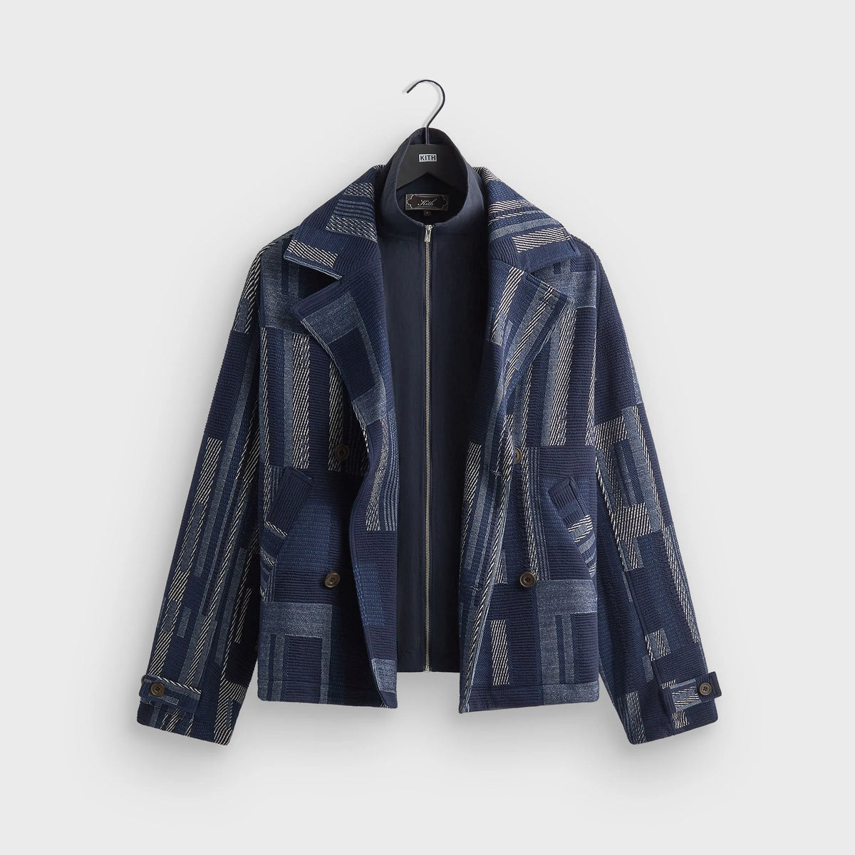 Kith Everett Cropped Moto Trench - Nocturnal