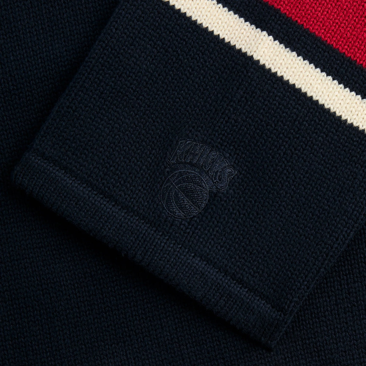 Kith for the New York Knicks Classic Beau Knit Sweater - Nocturnal