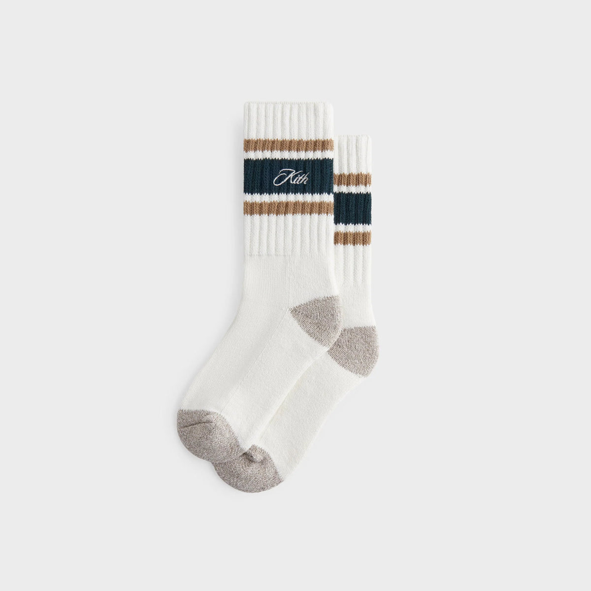 Kith Striped Chunky Crew Socks - Stadium