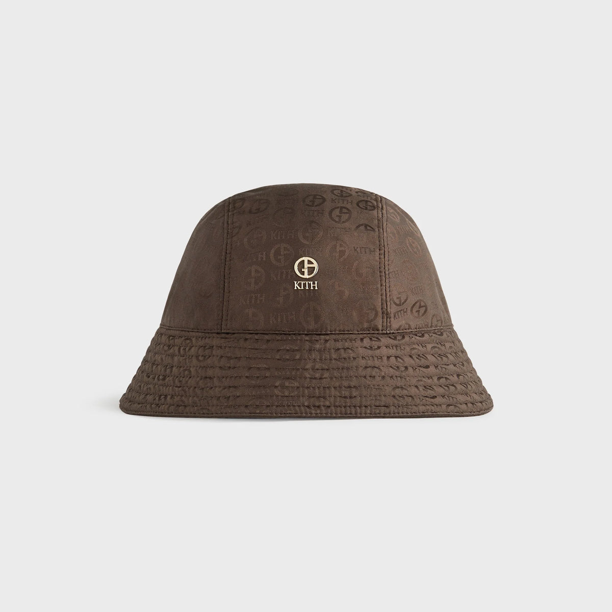 Giorgio Armani & Kith Jacquard Silk Camper Bucket Hat - Kindling