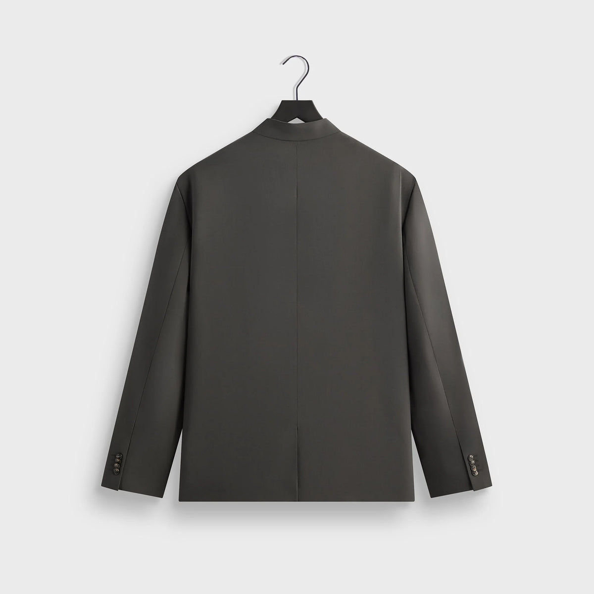 Giorgio Armani & Kith &Kin Milano Crepe Collarless Jacket - Dark Ash