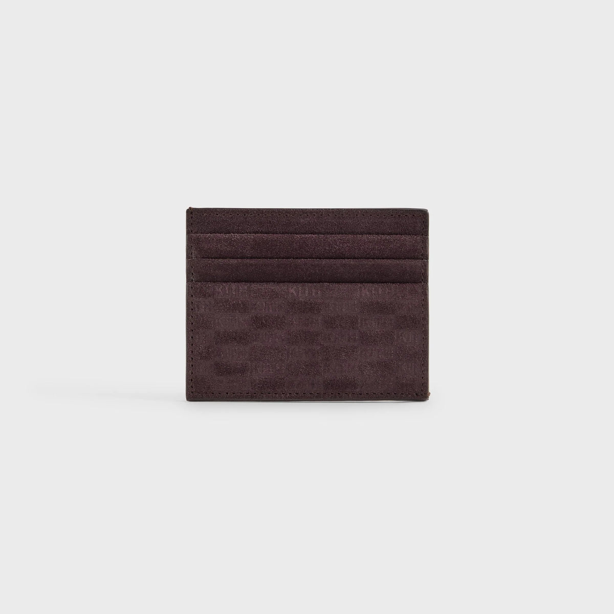 Kith Monogram Suede Card Holder - Incognito