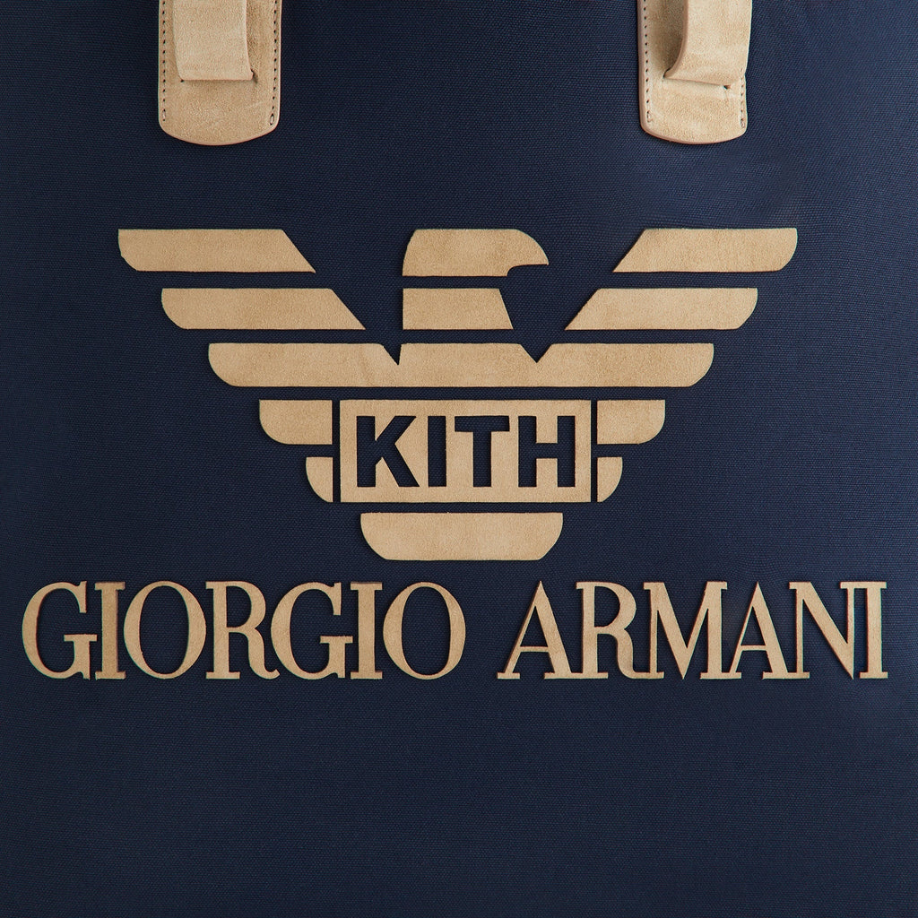 Giorgio Armani & Kith Canvas Tote - Nocturnal