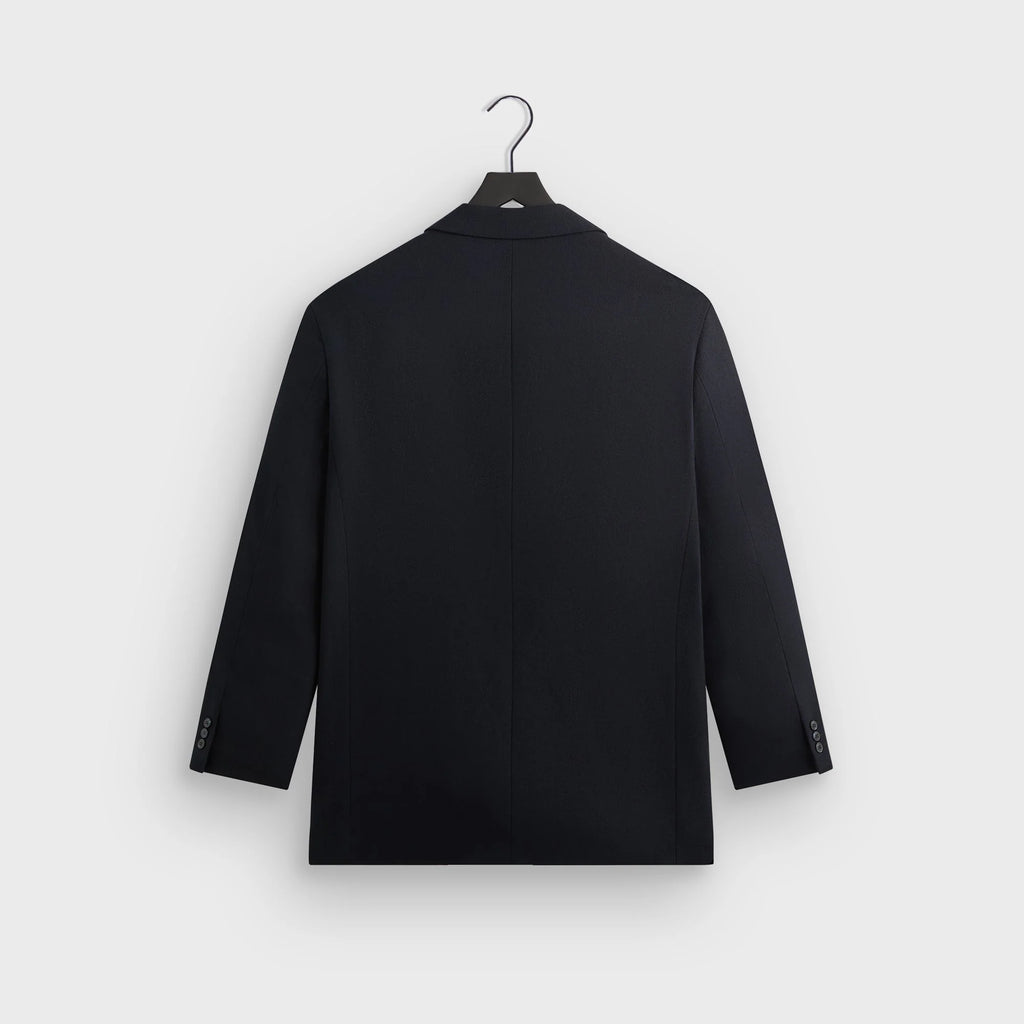 Giorgio Armani & Kith &Kin The Traveler Virgin Wool Double-Breasted Jacket - Ink