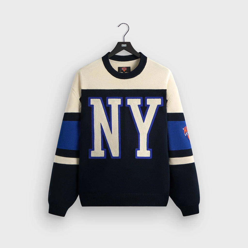 Kith for the New York Knicks NY Crewneck Sweater - Nocturnal