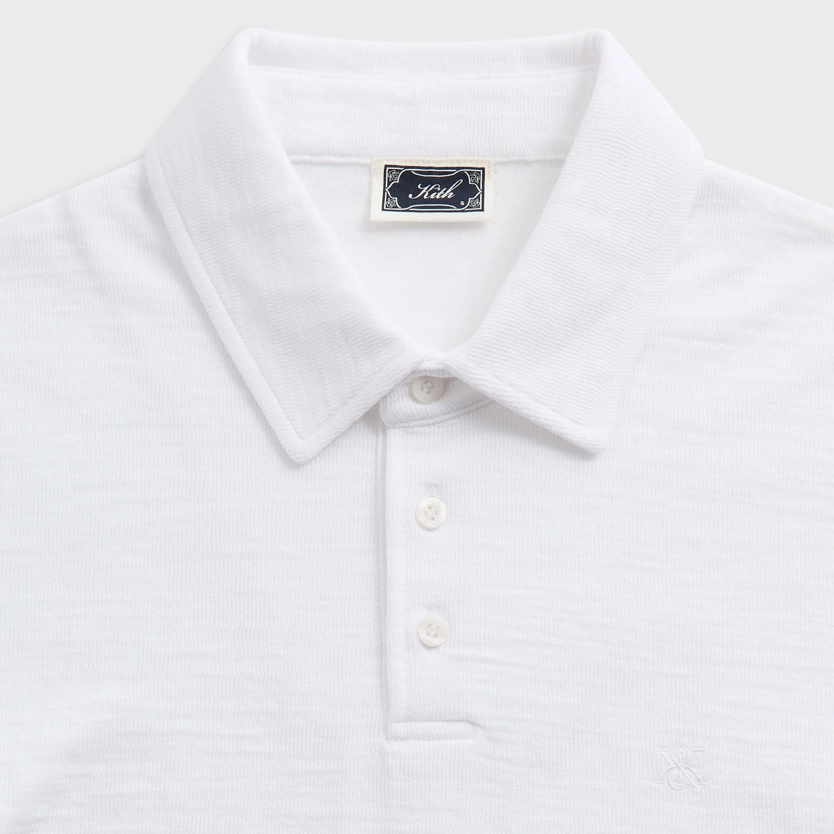 Kith Double Face Jersey Heathrow Polo - White