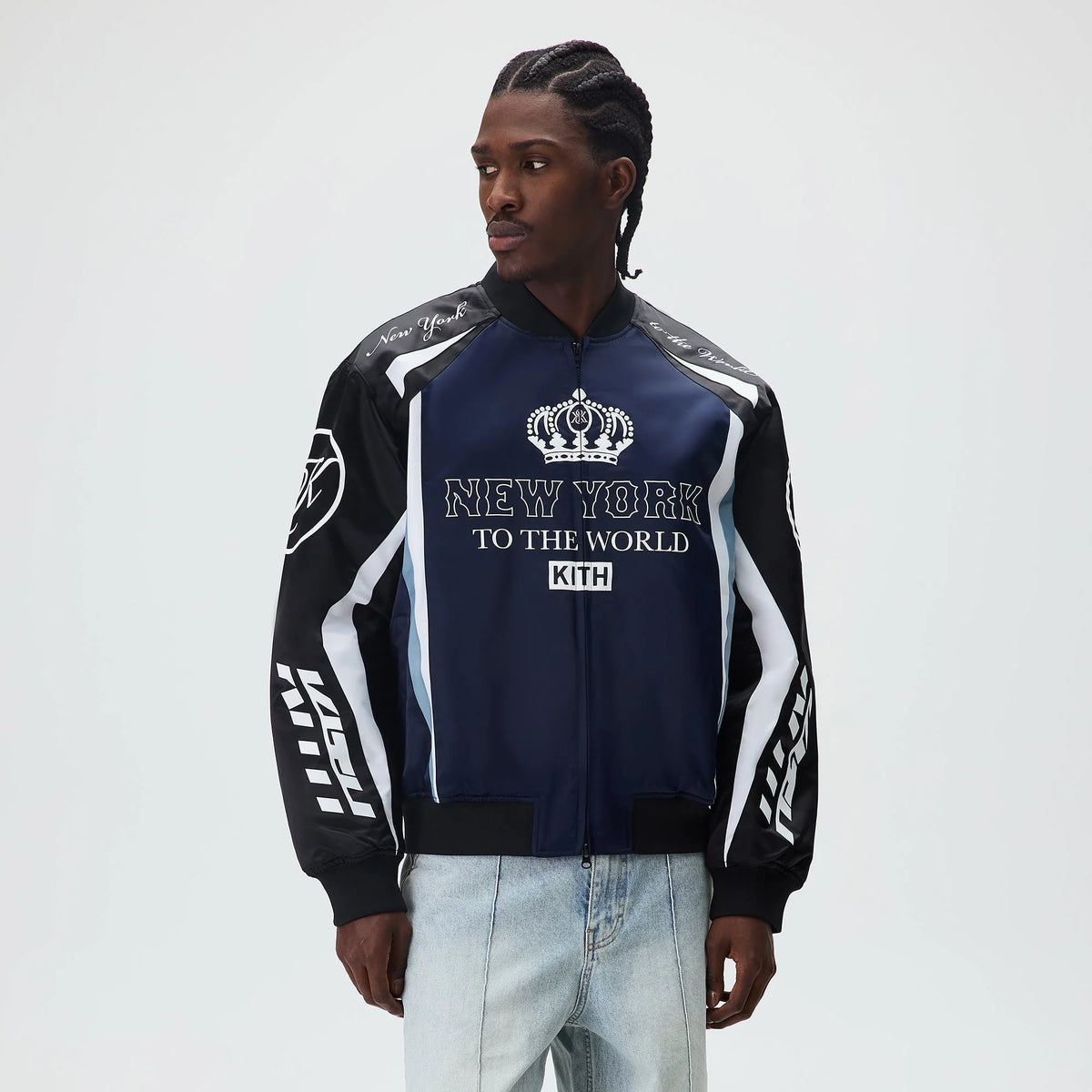 Kith Roy Racing Nylon Bomber Jacket - Nocturnal