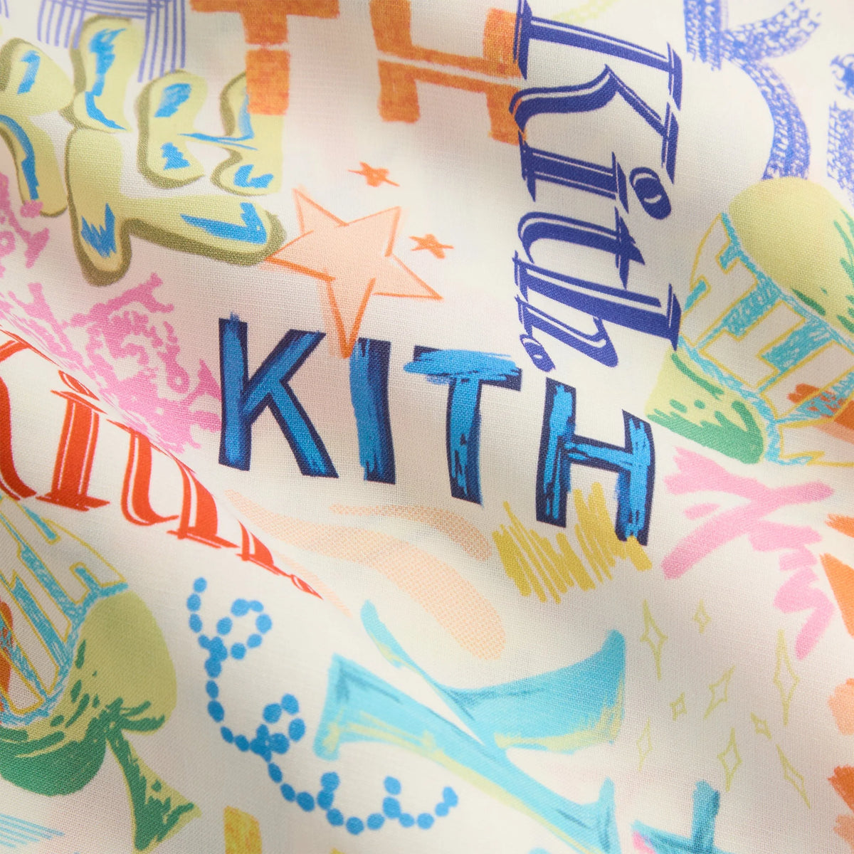 Kith Thompson Camp Shirt - Sandrift