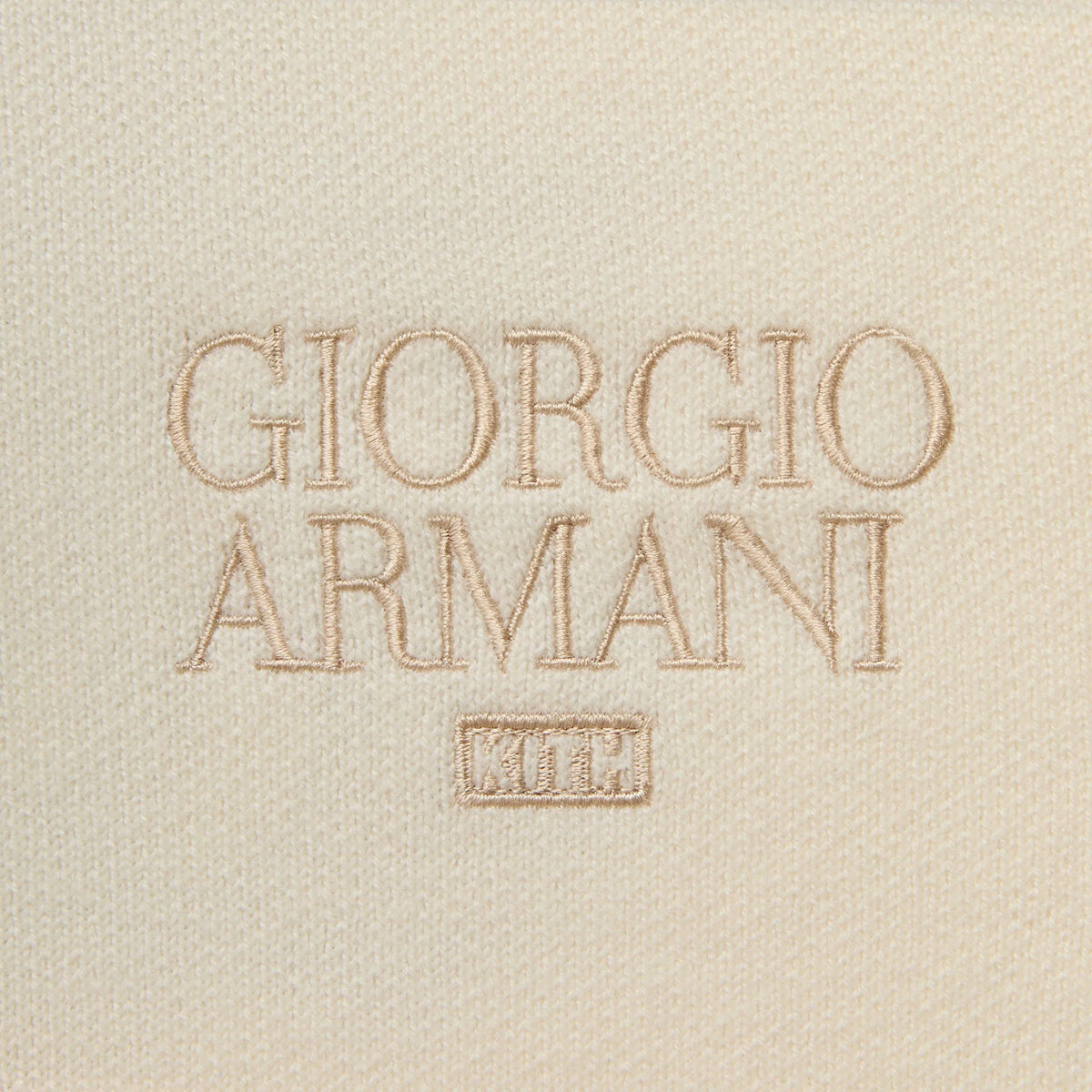 Giorgio Armani & Kith for the New York Knicks Harmon Rugby Polo - Sandrift