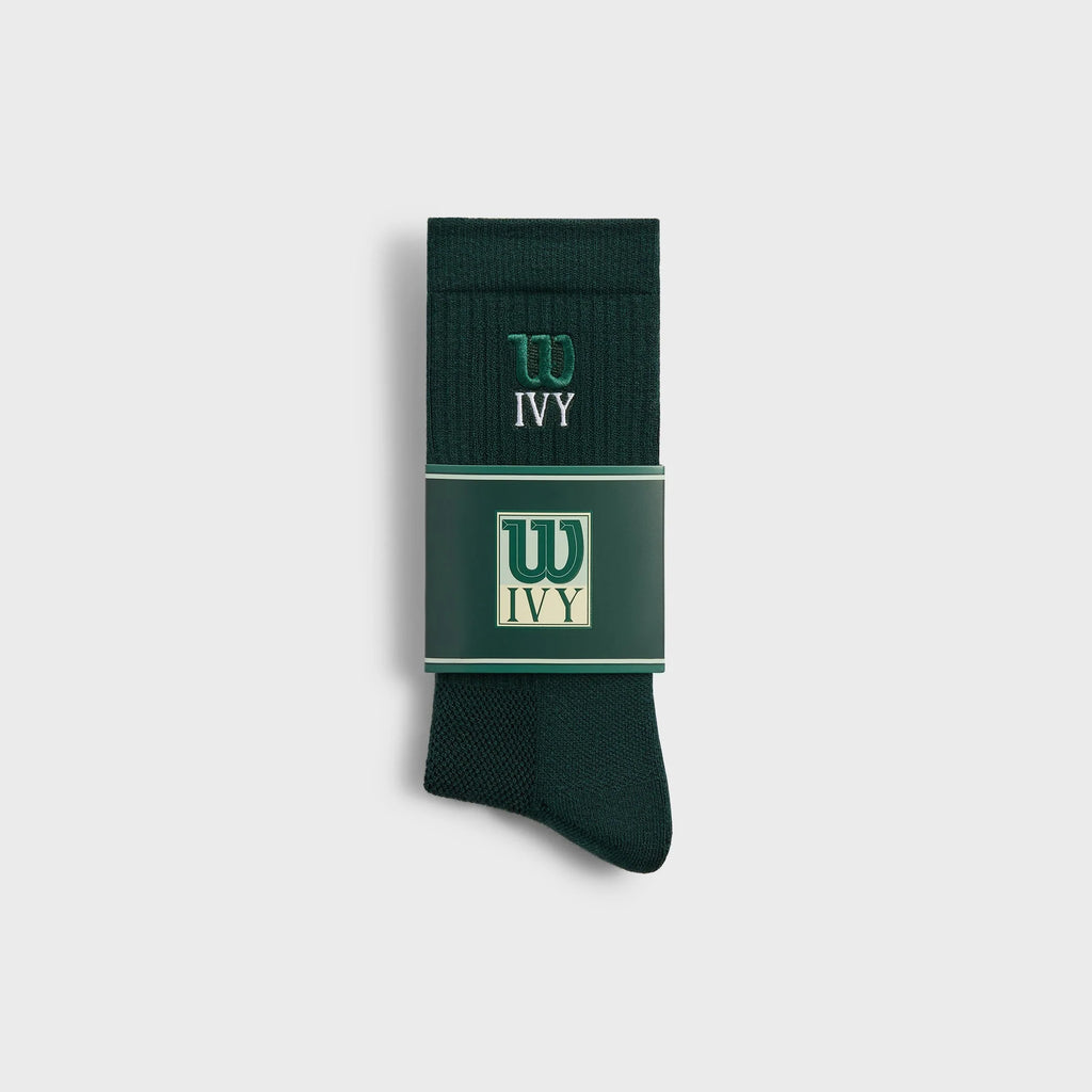 Kith Ivy for Wilson Performance Crew Socks - Ivy Green