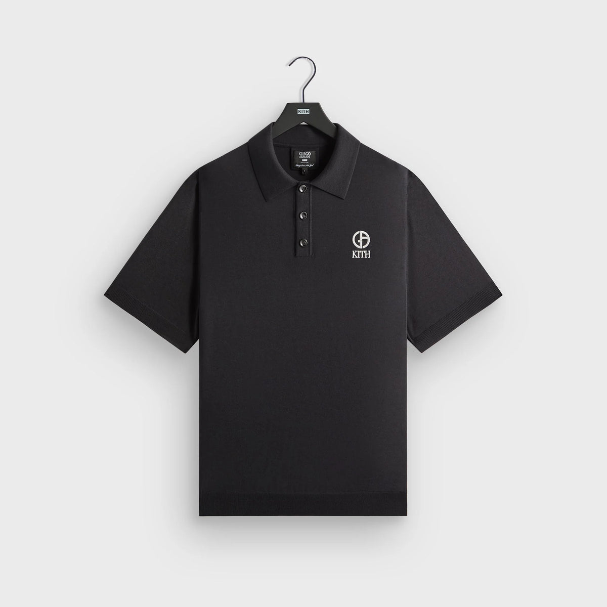 Giorgio Armani & Kith Tilden Knit Polo - Ghost