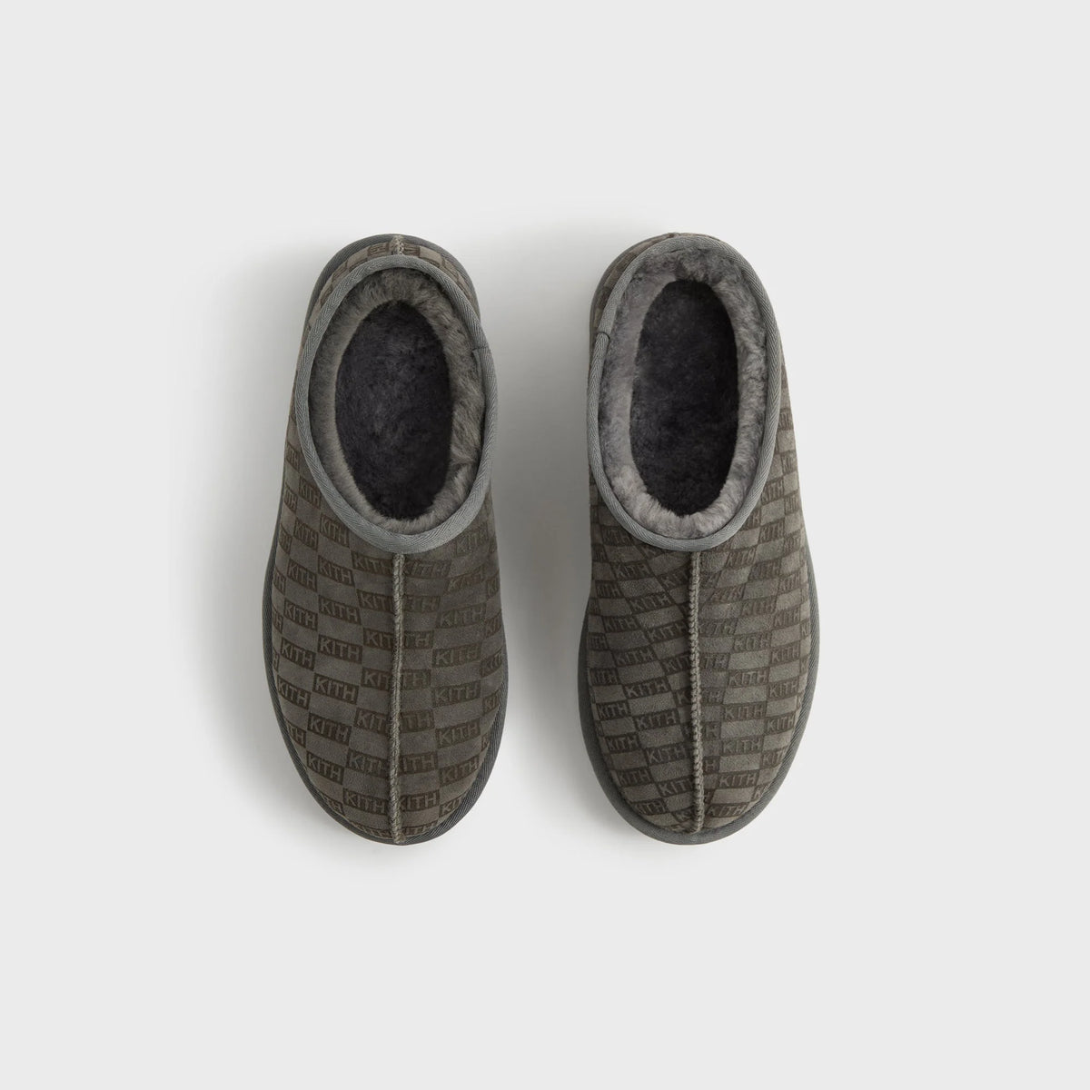 Kith Monogram Shearling Slippers - Idea