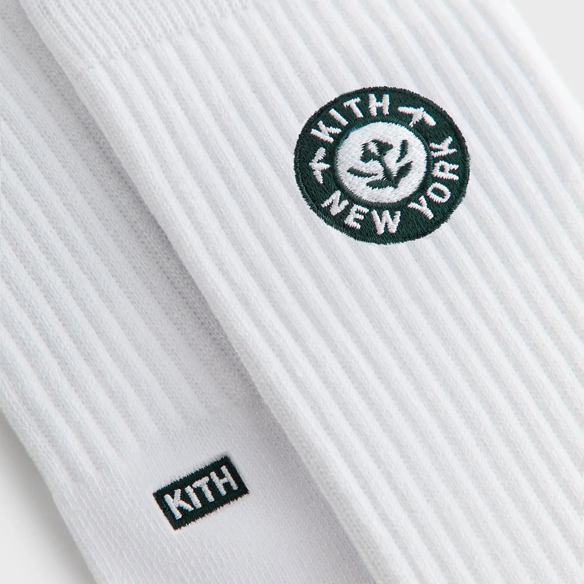 Kith 3-Pack Rose Script Cotton Crew Socks - Multi