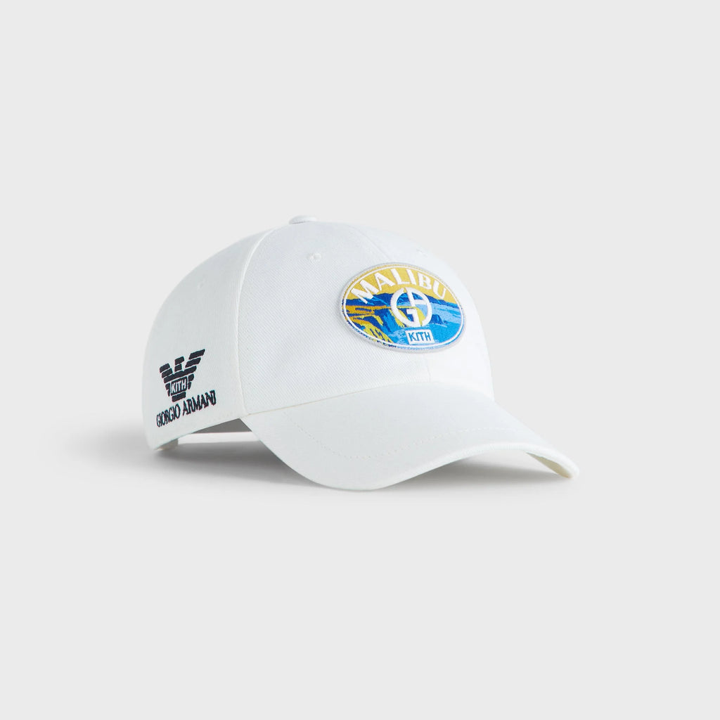 Giorgio Armani & Kith Malibu Classic Cap - White