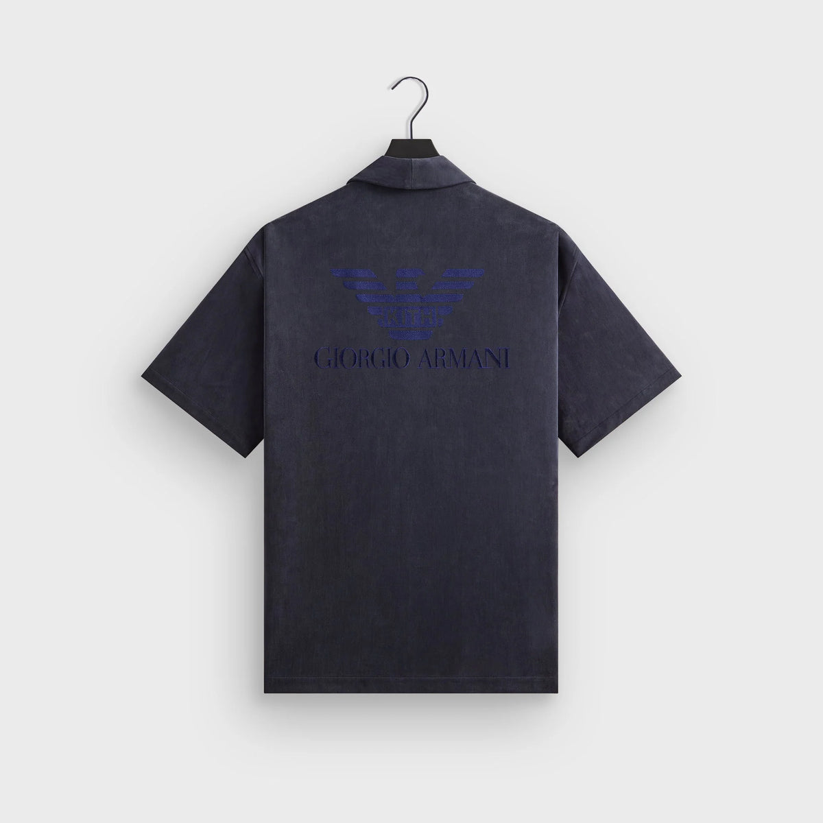 Giorgio Armani & Kith Short Sleeve Thompson Crossover Shirt - Nocturnal