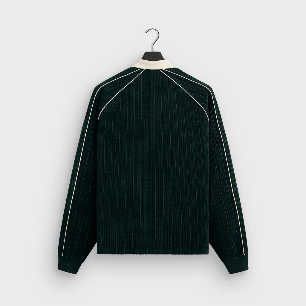 Kith Velvet Corduroy Long Sleeve Trevor Polo - Stadium