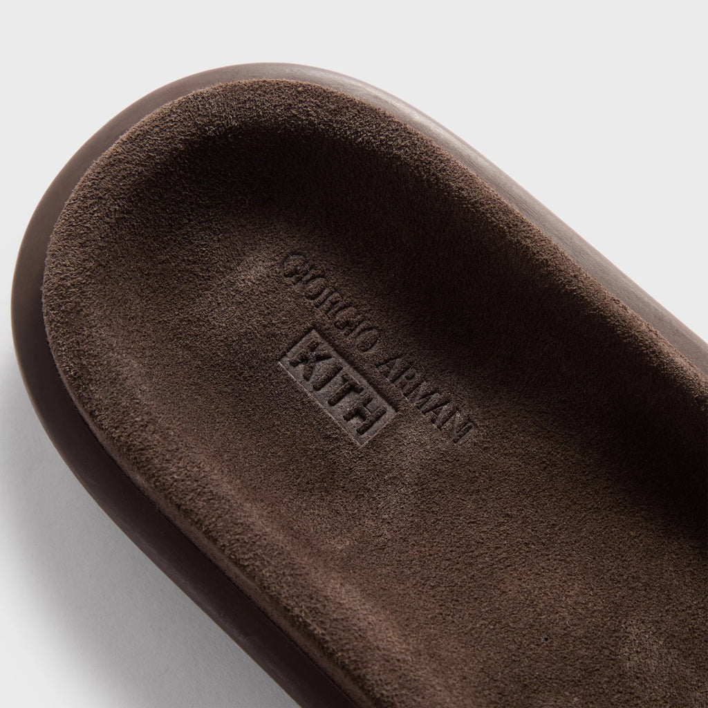 Giorgio Armani & Kith Suede Slides - Pepe