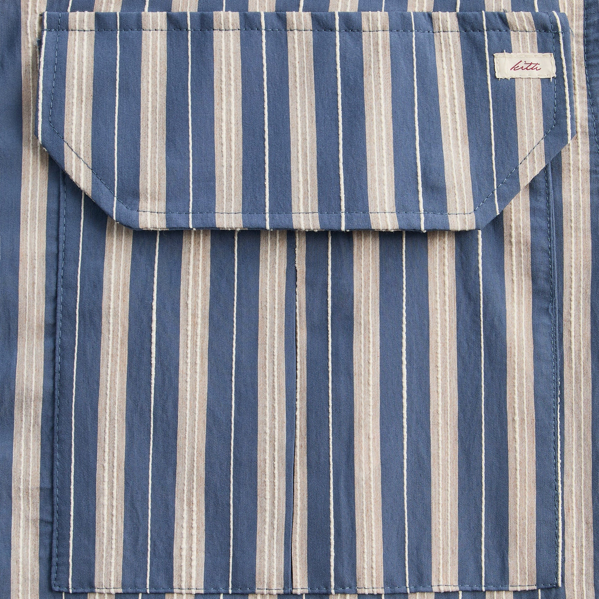 Kith Barre Stripe Full Zip Raj Jacket - Breeze