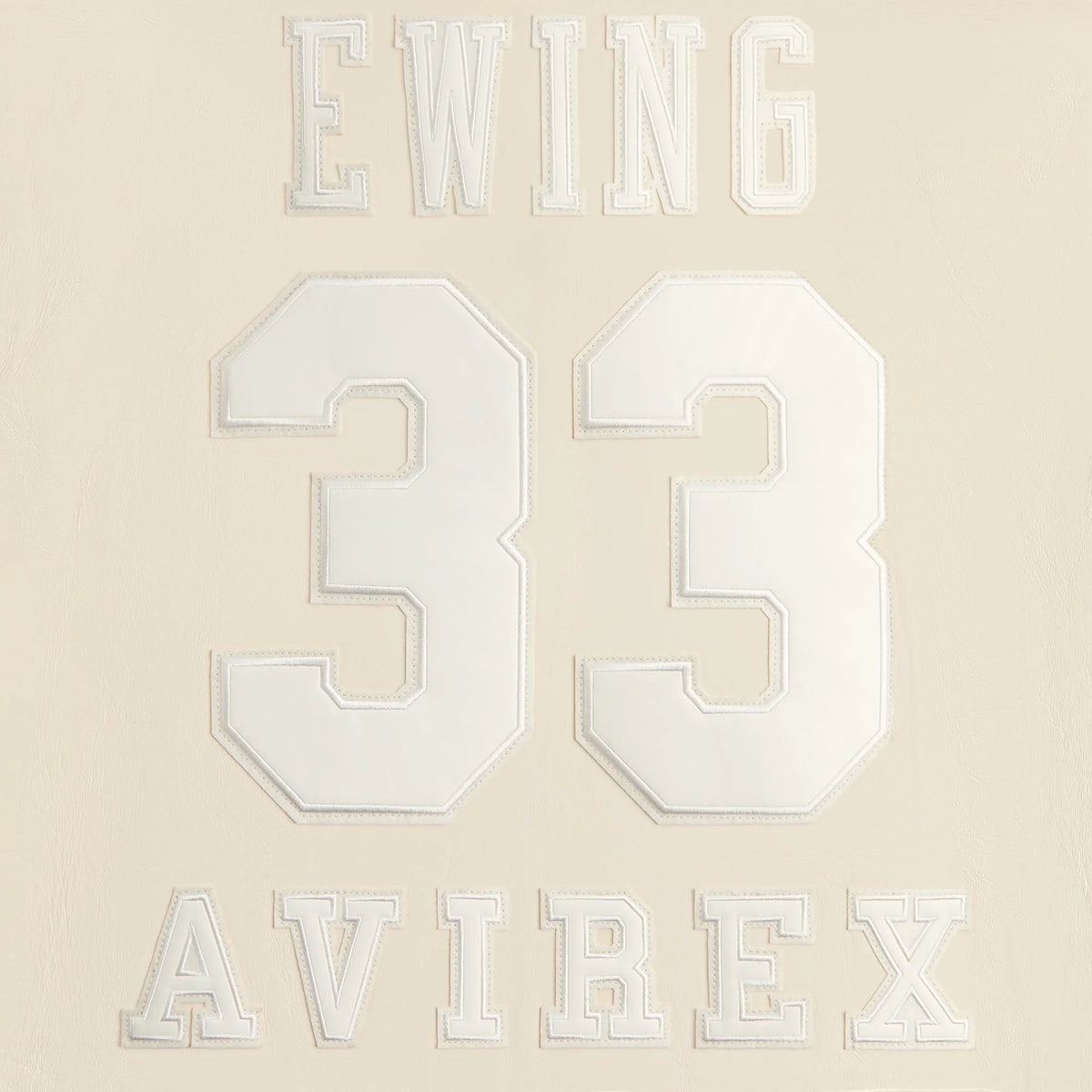 Kith & AVIREX for the New York Knicks Patrick Ewing Legend Jacket - Sandrift