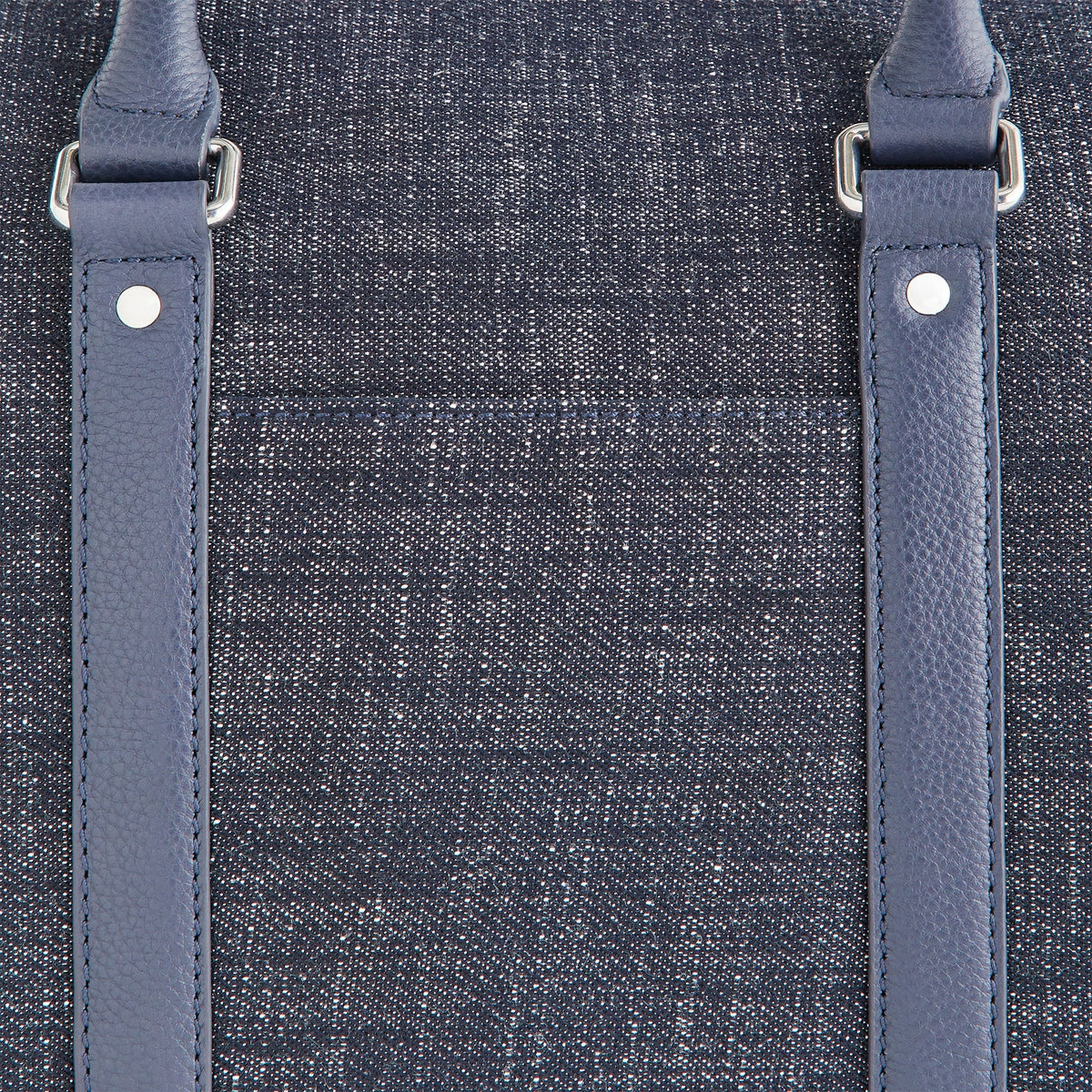 &Kin Wool Denim Traveler K40 Duffle Bag - Blue Navy