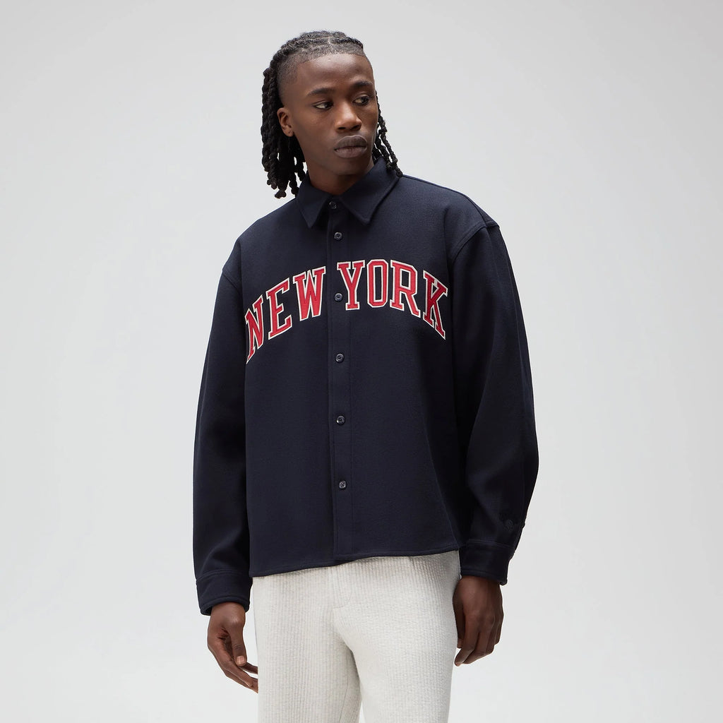 Kith for the New York Knicks Felted Apollo Shirt - Nocturnal