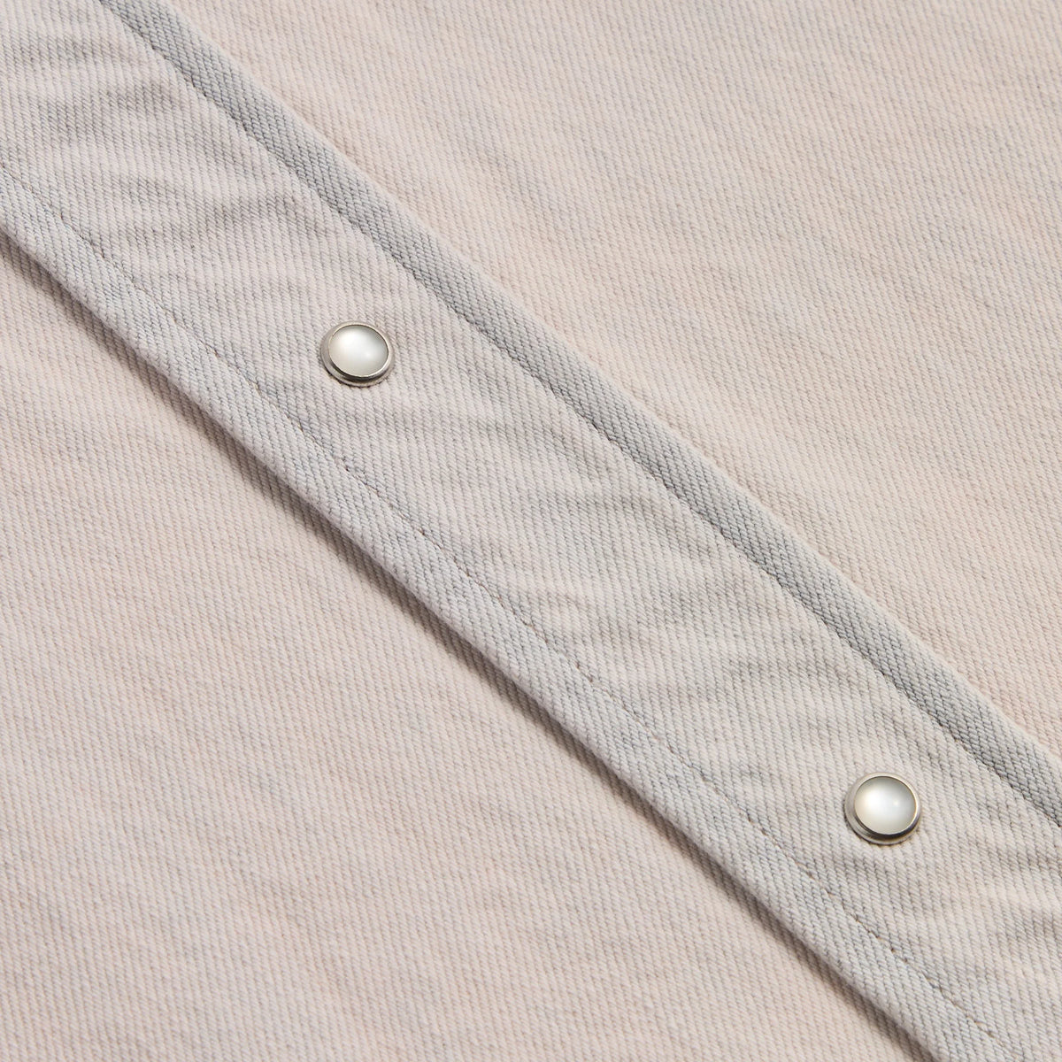 Kith Midweight Denim Long Sleeve Warwick Shirt - Washed Pastel