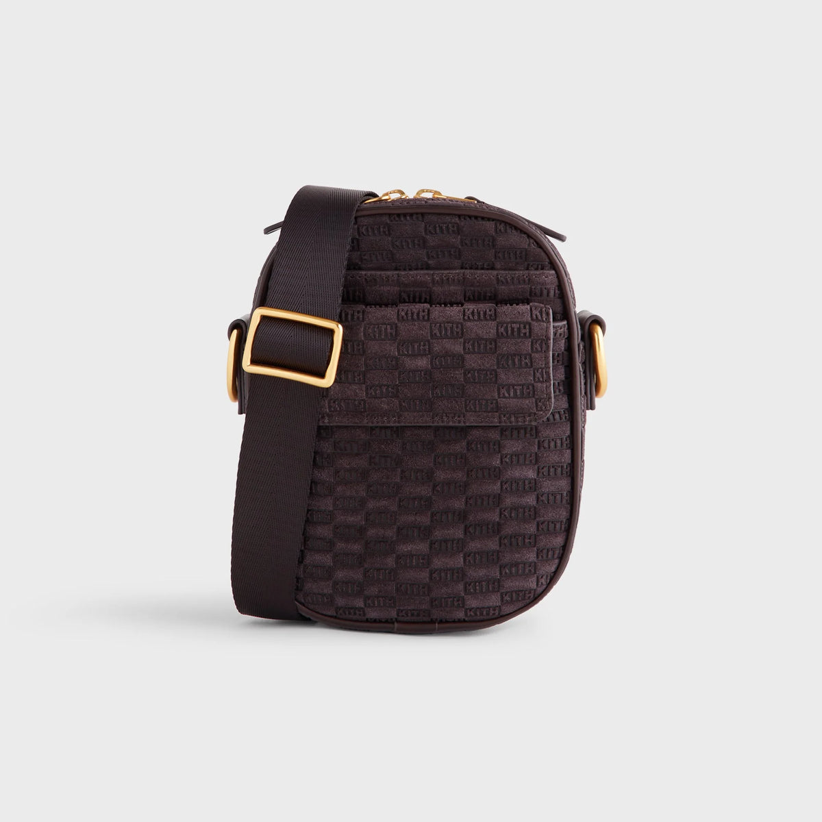 Kith Monogram Suede Passenger K15 Bag - Incognito