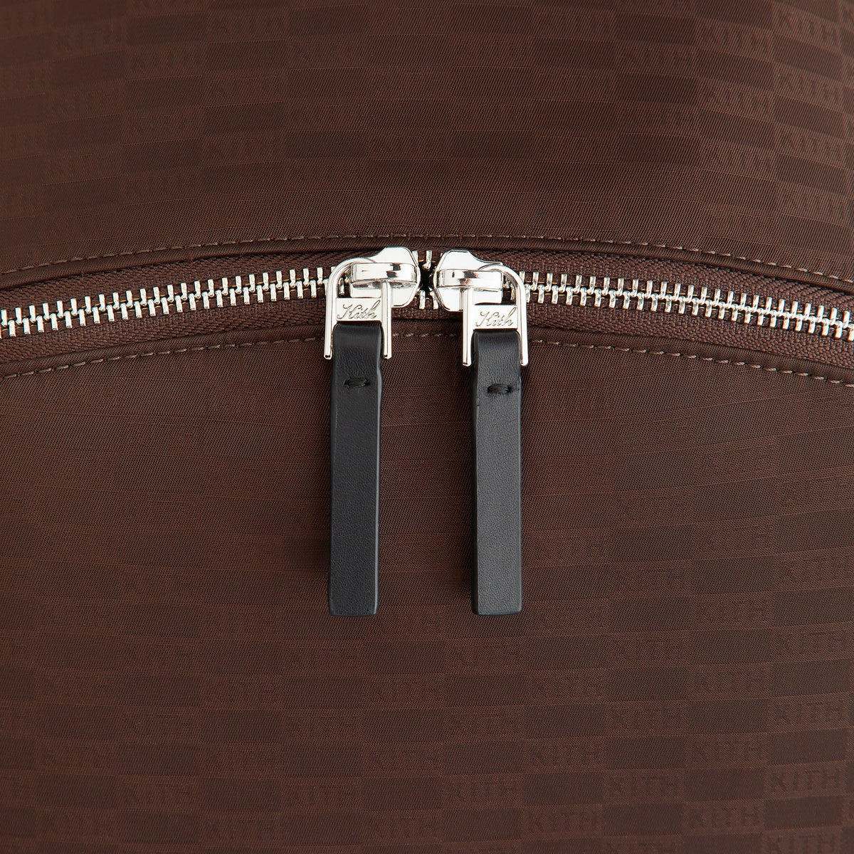 Kith Monogram Nylon Jacquard Backpack - Dark Roast