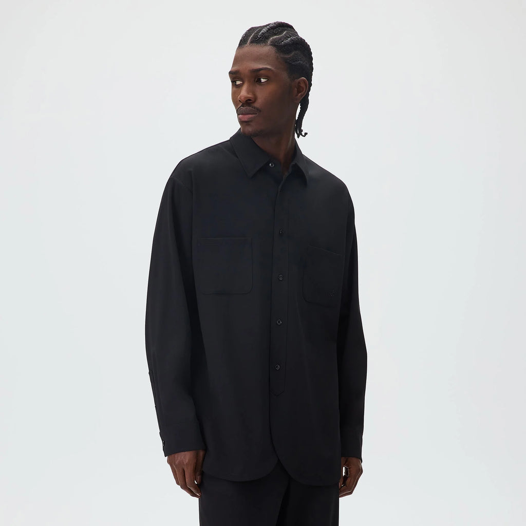 Giorgio Armani & Kith &Kin Milano Crepe Entrepreneur Shirt - Black