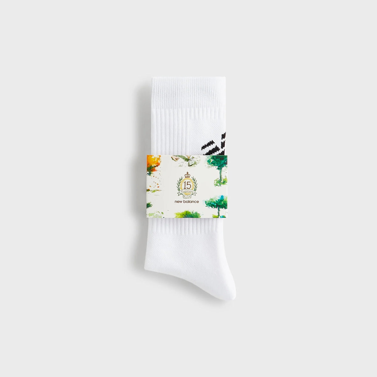 Kith & New Balance Big Logo Crew Socks - White