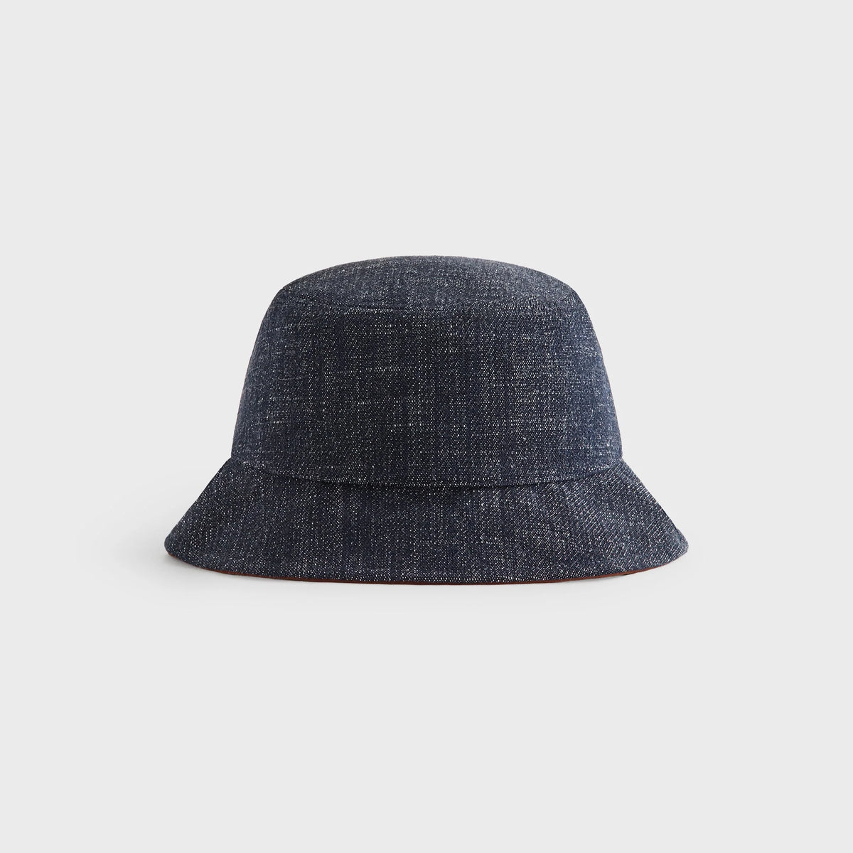 &Kin Wool Denim Dawson Bucket Hat - Blue Navy