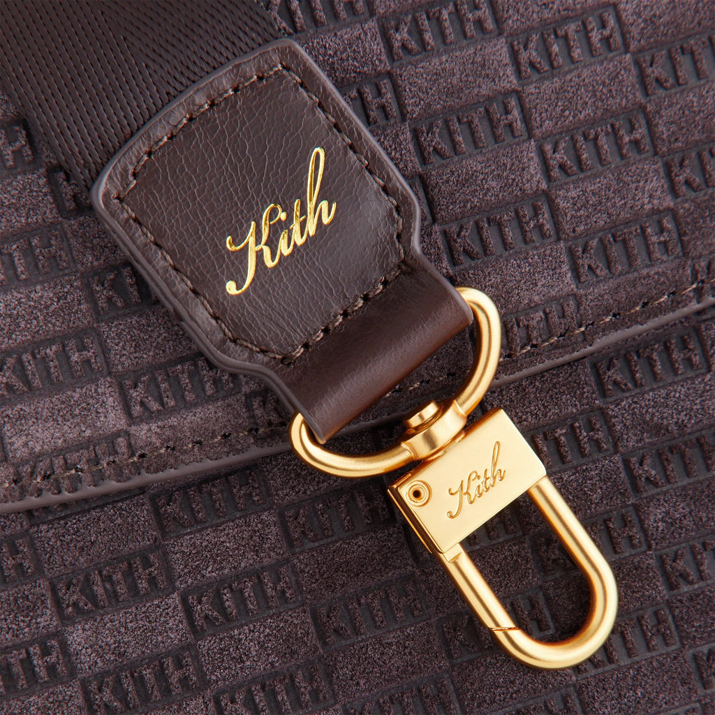 Kith Monogram Suede Envelope K20 Bag - Incognito