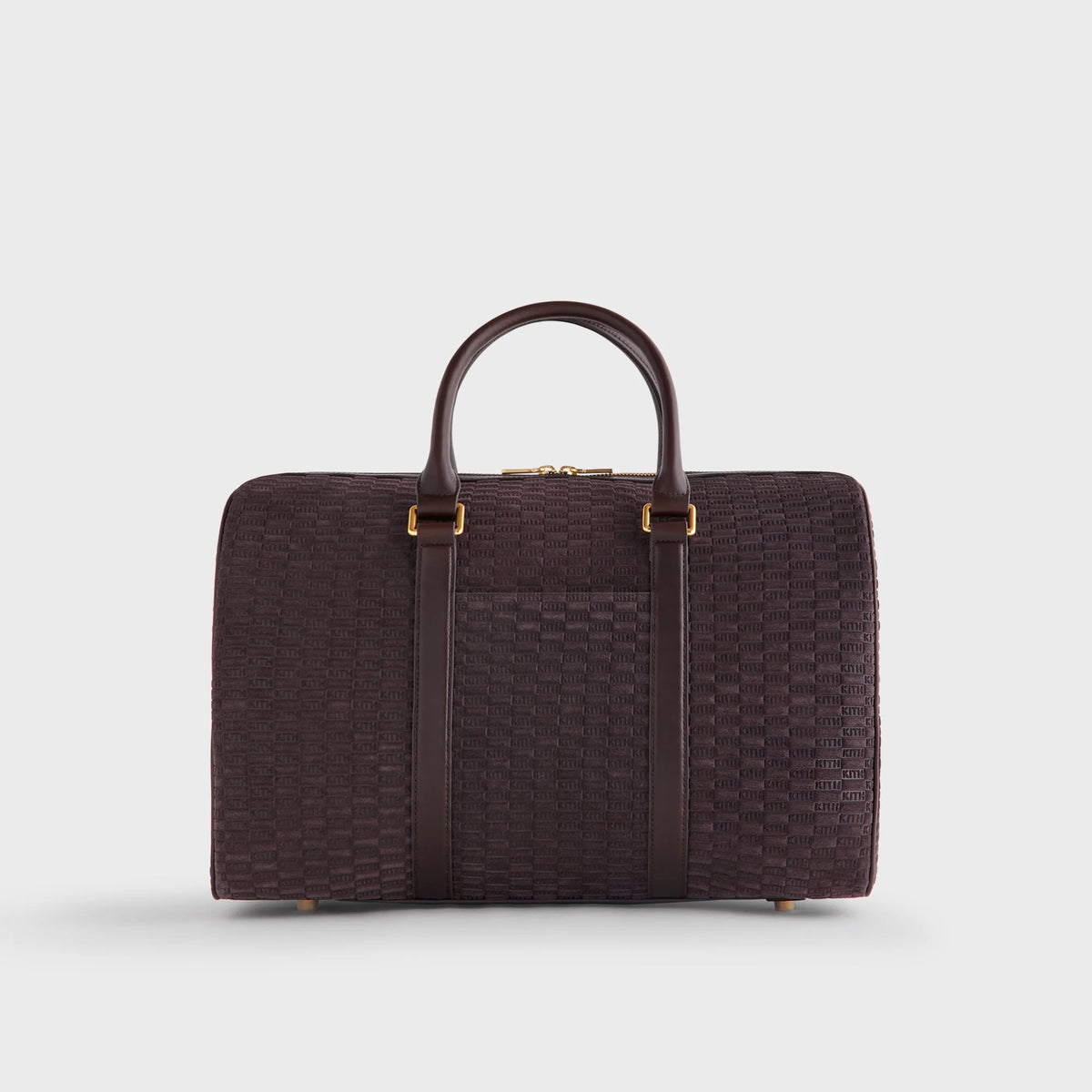 Kith Monogram Suede Traveler K40 Bag - Incognito