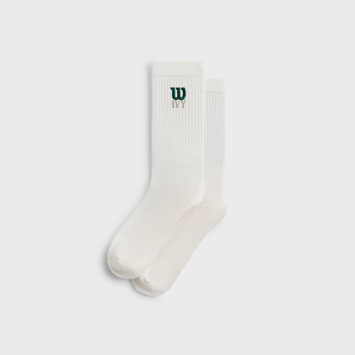 Kith Ivy for Wilson Performance Crew Socks - White