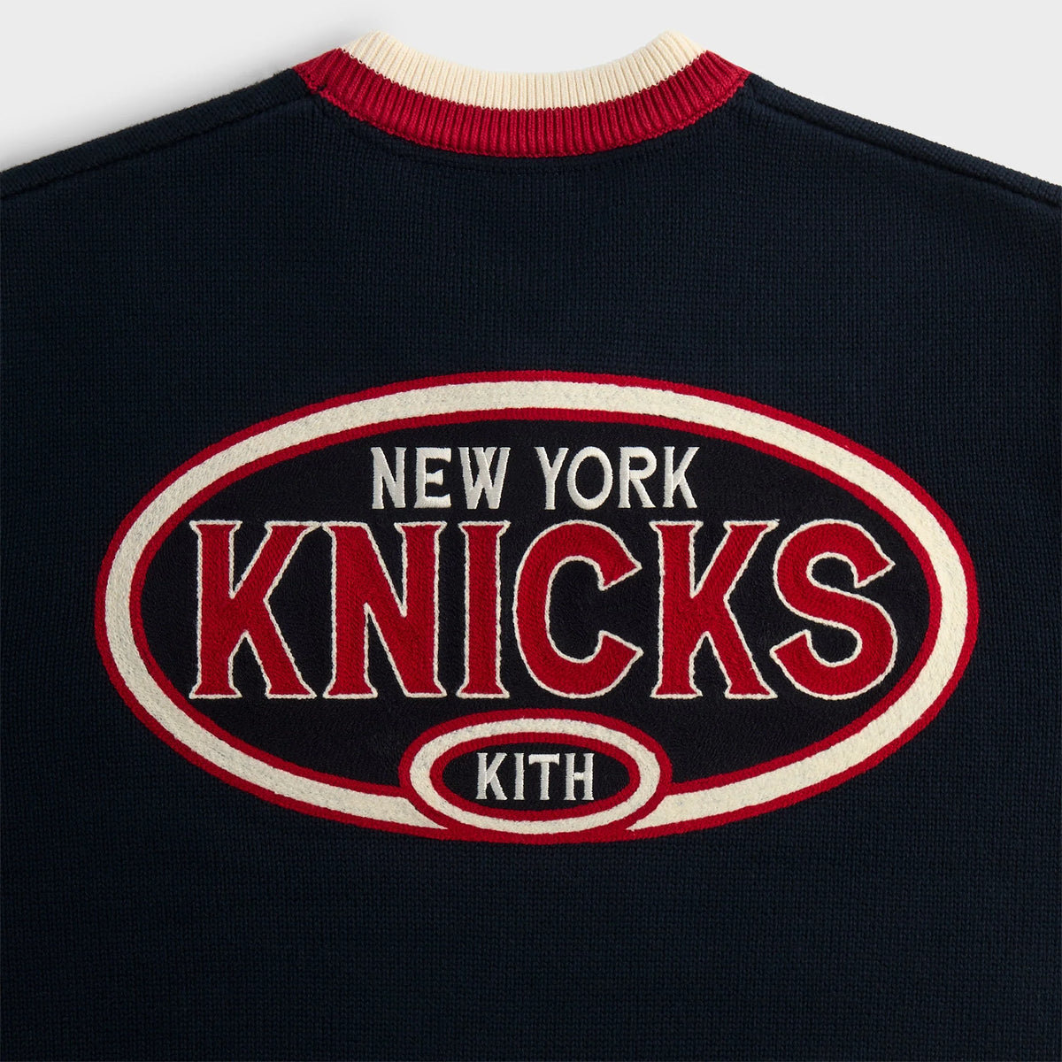 Kith for the New York Knicks Classic Beau Knit Sweater - Nocturnal