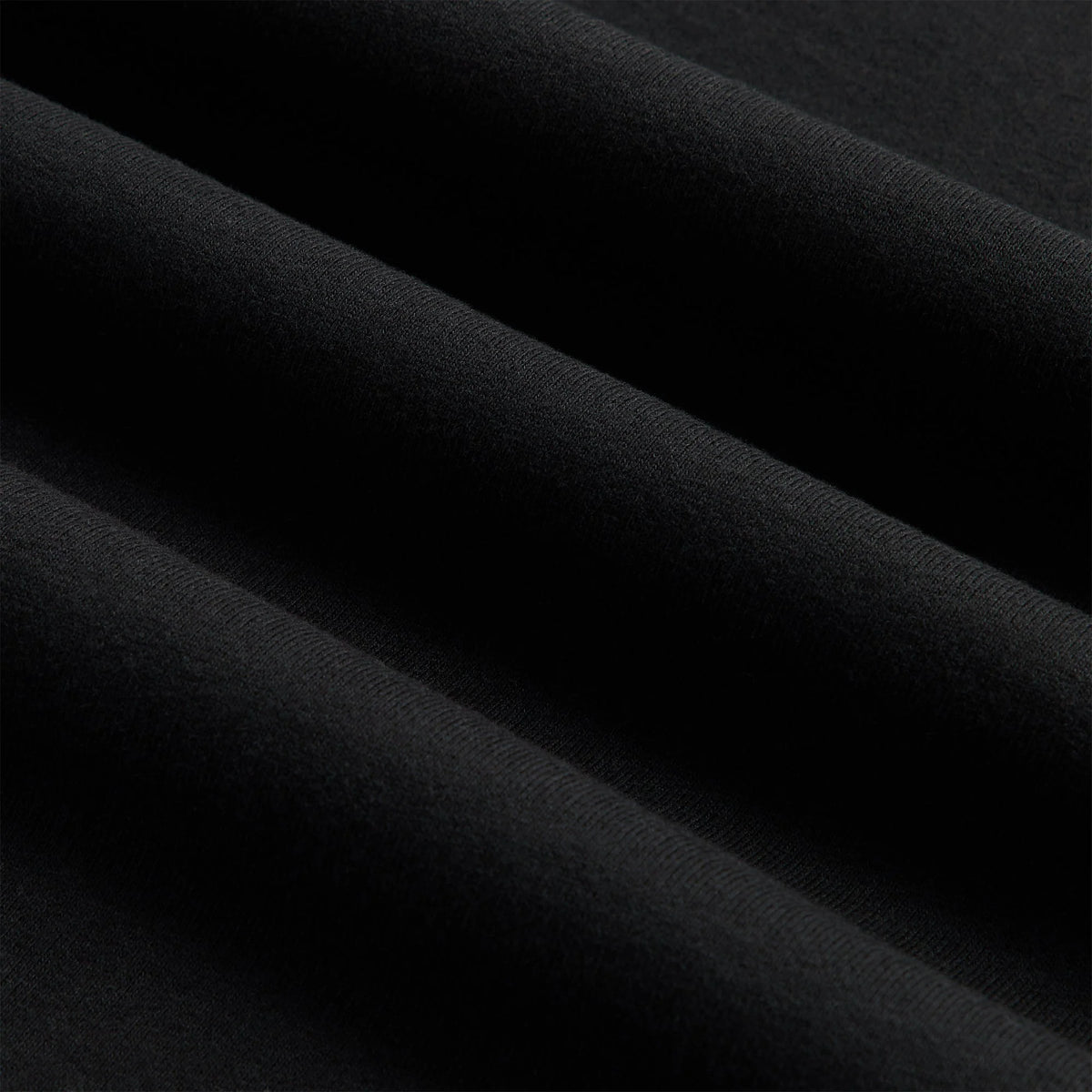 Kith Rib Neck Cropped Camden Hoodie - Black
