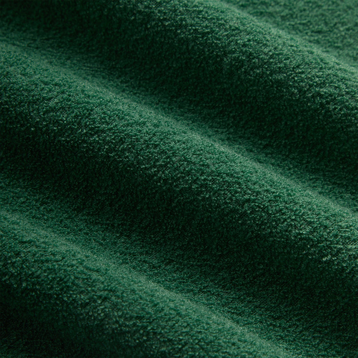 Kith Towel Boucle Long Sleeve Drew Polo - Newt