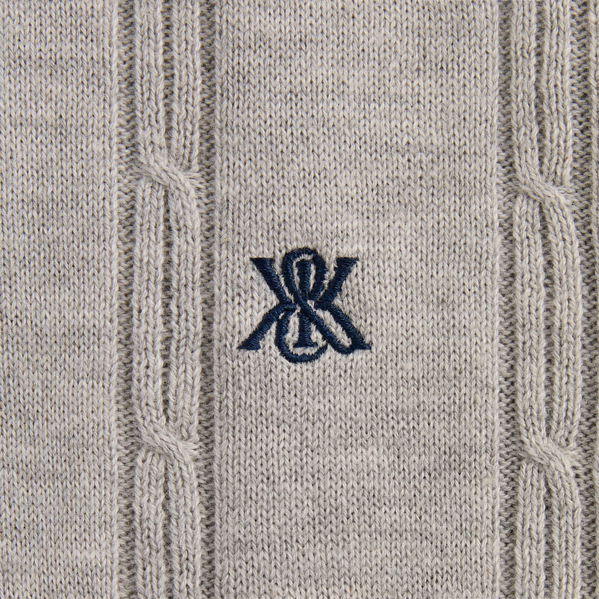 Kith Tilden Polo - Light Heather Grey