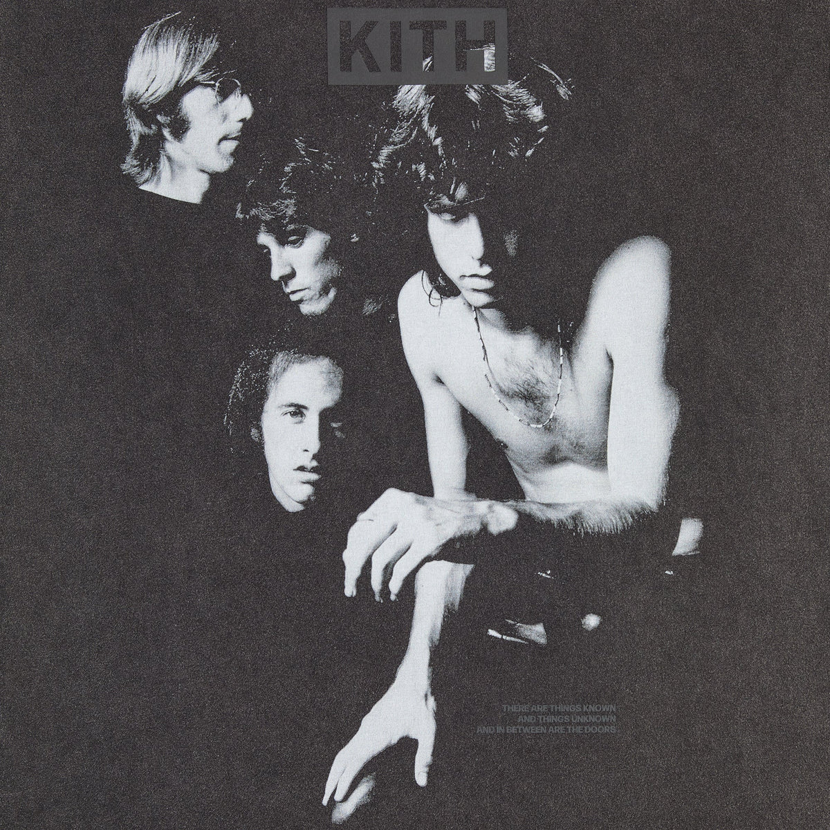 Kith Records for The Doors Light My Fire Vintage Tee - Black