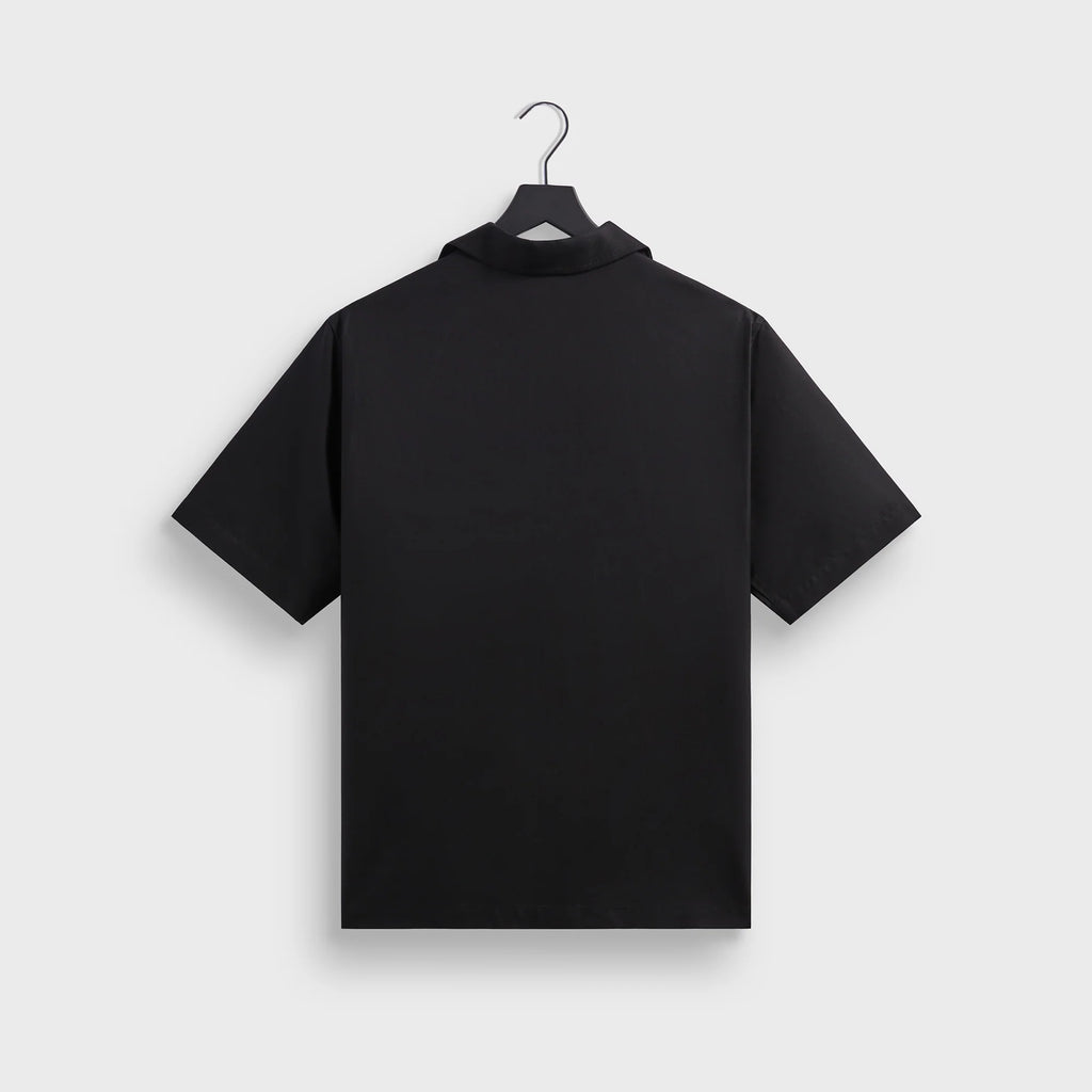 Kith Silk Cotton Thompson Camp Collar Shirt - Black