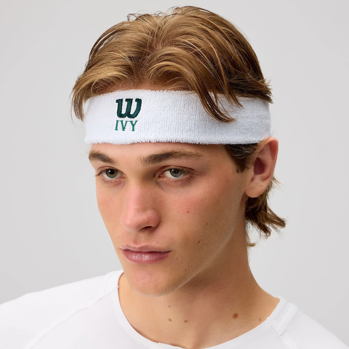 Kith Ivy for Wilson Logo Wide Headband - White