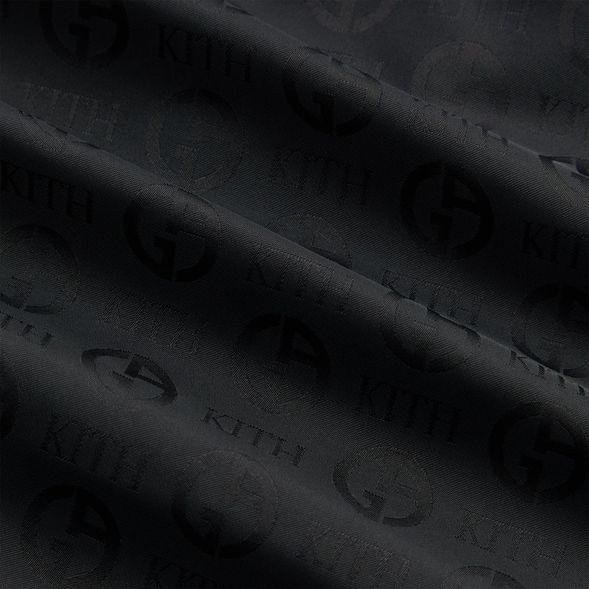Giorgio Armani & Kith Jacquard Collins Swim Short - Black