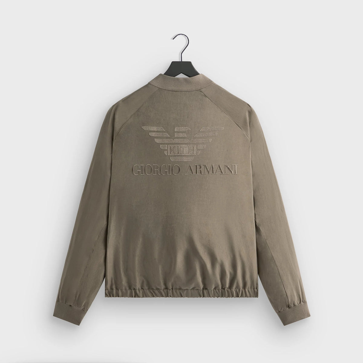 Giorgio Armani & Kith Silky Bomber Jacket - Gravel