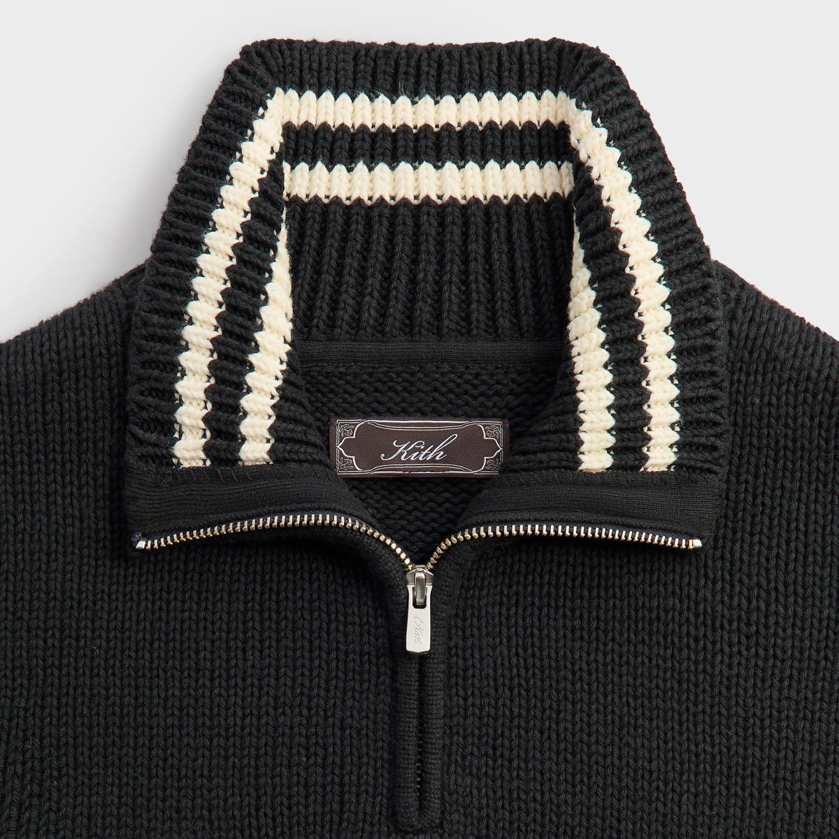 Kith Quarter Zip Wyona Sweater - Ink