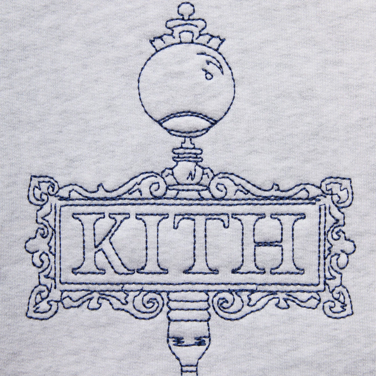 Kith New York To The World Curtis Short - Light Heather Grey