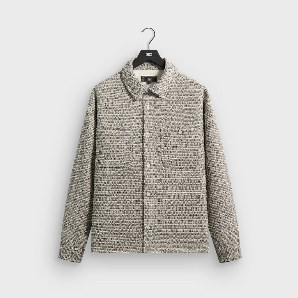 Kith Mixed Weave Apollo Shirt - Overcast