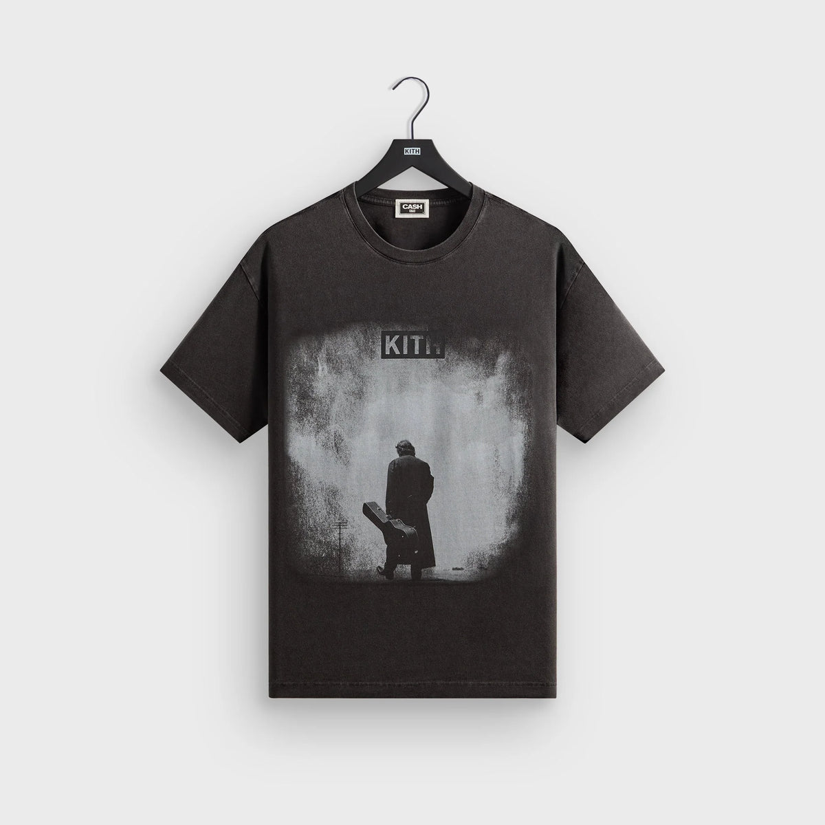 Kith Records for Johnny Cash I Walk The Line Vintage Tee - Black